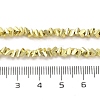 Electroplate Glass Beads Strands X-EGLA-D030-16A-03-4