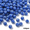 150Pcs Opaque Acrylic Beads MACR-YW0004-21D-1