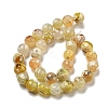 Faceted Natural Fire Crackle Agate Beads Strands X-G-F447-12mm-H01-3
