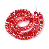 Electroplate Glass Beads Strands EGLA-T021-20I-2