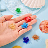 6Pcs 6 Colors Handmade Lampwork Beads Strands LAMP-TA0002-44-7