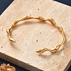 Brass Cuff Bangles for Women BJEW-F482-10G-3