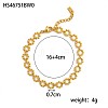 304 Stainless Steel Link Chains Bracelets STAS-OY016-97G-2