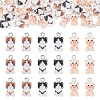 30Pcs Opaque Resin Pendants RESI-TA0004-94-1