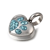 304 Stainless Steel Rhinestone Pendants RB-CBA0A16-01P-01-2