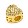 Heart European Beads KK-Z081-01C-2