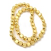 Electroplate Glass Beads Strands EGLA-F166-04B-G-2