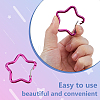 18Pcs 9 Colors Aluminum Alloy Rock Climbing Carabiners DIY-DC0003-94-4
