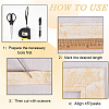 1Pc PVC Foam 3D Self-Adhesive Waterproof Wallpaper Border DIY-CP0011-42D-5