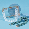 Transparent Acrylic Chains Bag Handles AJEW-WR0001-03-3