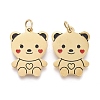316 Surgical Stainless Steel Enamel Pendants STAS-H100-13G-1