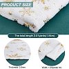 Soft Velvet Fabric with Snowflake Pattern Paillette DIY-WH0308-331-2