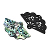 Acrylic Shell Pendants OACR-B039-02-2