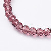 Glass Beads Stretch Bracelets BJEW-JB04760-03-3