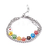 304 Stainless Steel Chain Bracelets for Women BJEW-TA00066-1