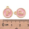 Golden Plated Alloy Enamel Charms LS-ENAM-S118-07P-3