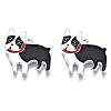 Rack Plating Alloy Enamel Pendants LS-PALLOY-T075-161-1
