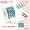 2 Roll Electrophoresis Iron Rhinestone Strass Chains CHC-TA0001-38B-4