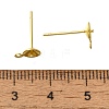 304 Stainless Steel Stud Earring Findings STAS-P370-02C-G-3