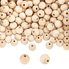 Natural Unfinished Wood Round Beads WOOD-PH0008-91-10mm-1