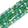 Transparent Glass Beads Strands LS-EGLA-A044-T2mm-MB18-1