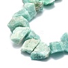 Raw Rough Natural Amazonite Beads Strands G-E576-29-3