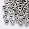 Tibetan Style Alloy Spacer Beads TIBE-Q063-35AS-RS-1