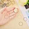 CHGCRAFT 150Pcs 3 Colors Brass Linking Rings KK-CA0002-59-3