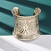 Alloy Arm Cuff Bangles Girl Women AJEW-A063-03G-2