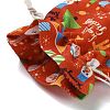 Christmas Theme Cloth Printed Storage Bags ABAG-F010-02C-03-3