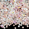 114Pcs Transparent Electroplate Glass Beads GLAA-PA0001-17B-6