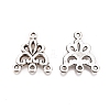 Tibetan Style Alloy Chandelier Component Links PALLOY-F160-09AS-2