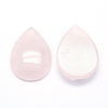 Natural Rose Quartz Cabochons G-P393-G05-2