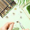8Pcs 8 Styles 304 Stainless Steel Enamel Pendants STAS-CJ0003-38-5