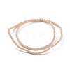 Electroplate Glass Beads Strands X-GLAA-F079-FR11-2
