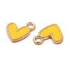 Alloy Enamel Charms FIND-G055-20G-02-3