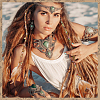 2Pcs Elastic Wrapped Core Cord & Flat Faux Suede Cord Wigs HJEW-PH02262-5