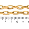 304 Stainless Steel Textured Cable Chain Necklaces NJEW-Q013-01G-3