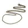 Iron Cable Chain Necklace Making NJEW-JN01385-01-2