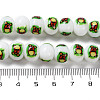 Printing Glass Beads for Necklaces Bracelets Making GLAA-B020-02A-04-5