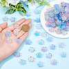 150Pcs Acrylic Bead Caps OACR-DC0001-31B-3