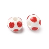 Handmade Porcelain European Beads PORC-C009-01E-2