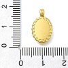 Ion Plating(IP) 304 Stainless Steel Pave Natural Shell Pendants STAS-B075-34G-3