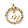 304 Stainless Steel Pendants STAS-D154-01M-G-1