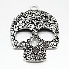 Tibetan Style Zinc Alloy Big Pendants X-TIBEP-R334-119AS-RS-1