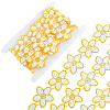 Flower Polyester Lace Trim Ribbon OCOR-WH20003-03A-04-1