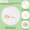 200Pcs 2 Colors Brass Pendants KK-DC0002-36-3