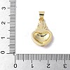 Brass Enamel Pendants KK-C089-01G-3