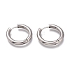 Tarnish Resistant 201 Stainless Steel Huggie Hoop Earrings EJEW-L256-05R-P-1