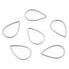 Non-Tarnish 201 Stainless Steel Linking Rings STAS-N090-717-1-2